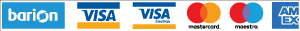 Barion biztonságos bankkártyás fizetés: Visa, Mastercard, Maestro, American Express