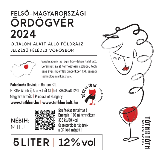 Ördögvér 5L BIB (Bag in Box)