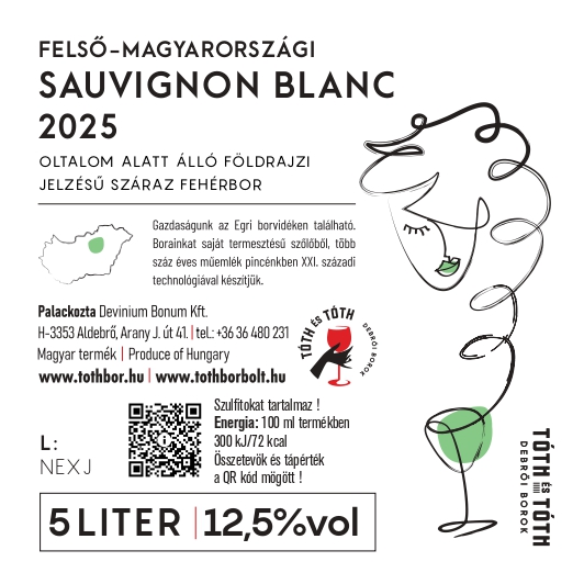 Sauvignon 5L BIB (Bag in box)