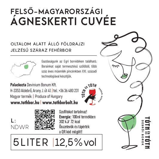 Ágneskerti cuvée 5L (bag in box)